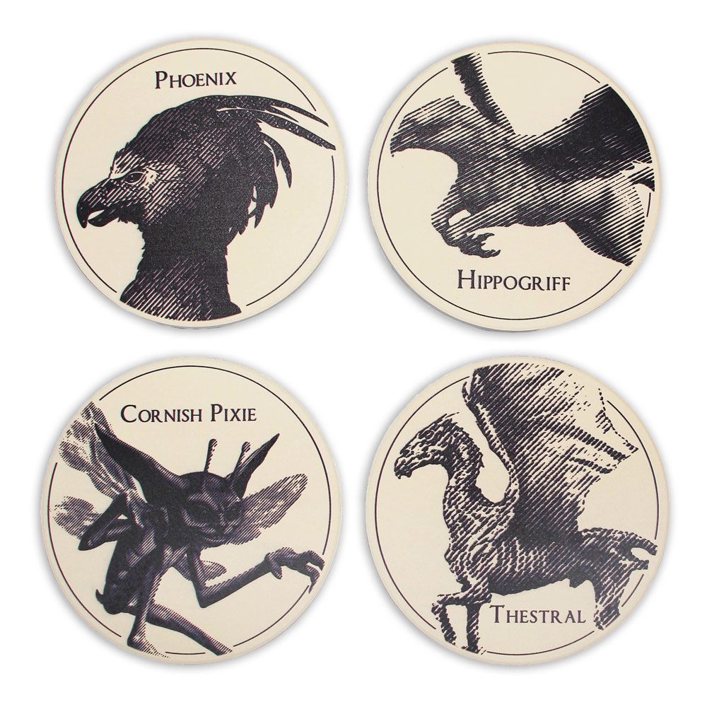Harry Potter Coaster 4-Packs Magical Creatures Case (6)