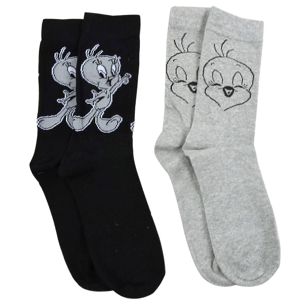 Looney Tunes Socks 2-Pack Tweety Size M