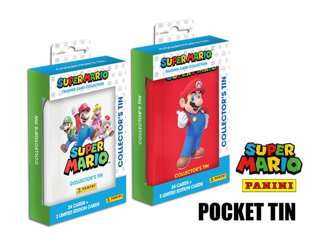 Super Mario Trading Cards Pocket Tins Display (6)