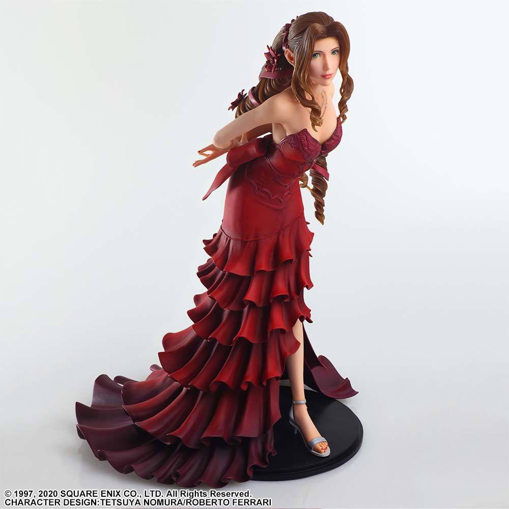 Final Fantasy VII Remake Static Arts Gallery Statue Aerith Gainsborough Dress Ver. 24 cm - Damaged packaging