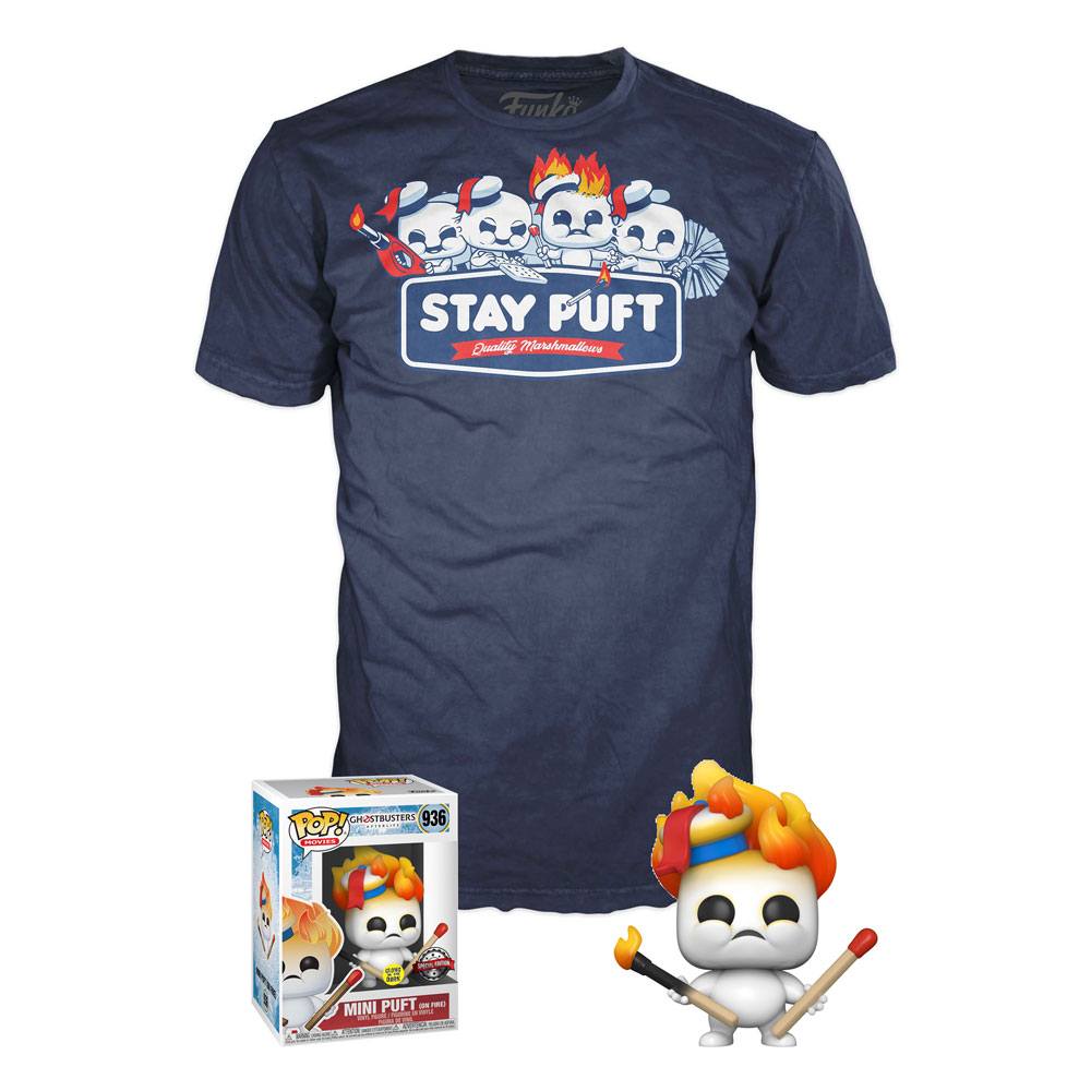 Ghostbusters: Afterlife POP! & Tee Box Stay Puft Quality Marshmallows Size M