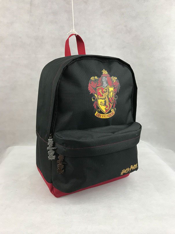 Harry Potter Backpack Gryffindor Black Burgundy