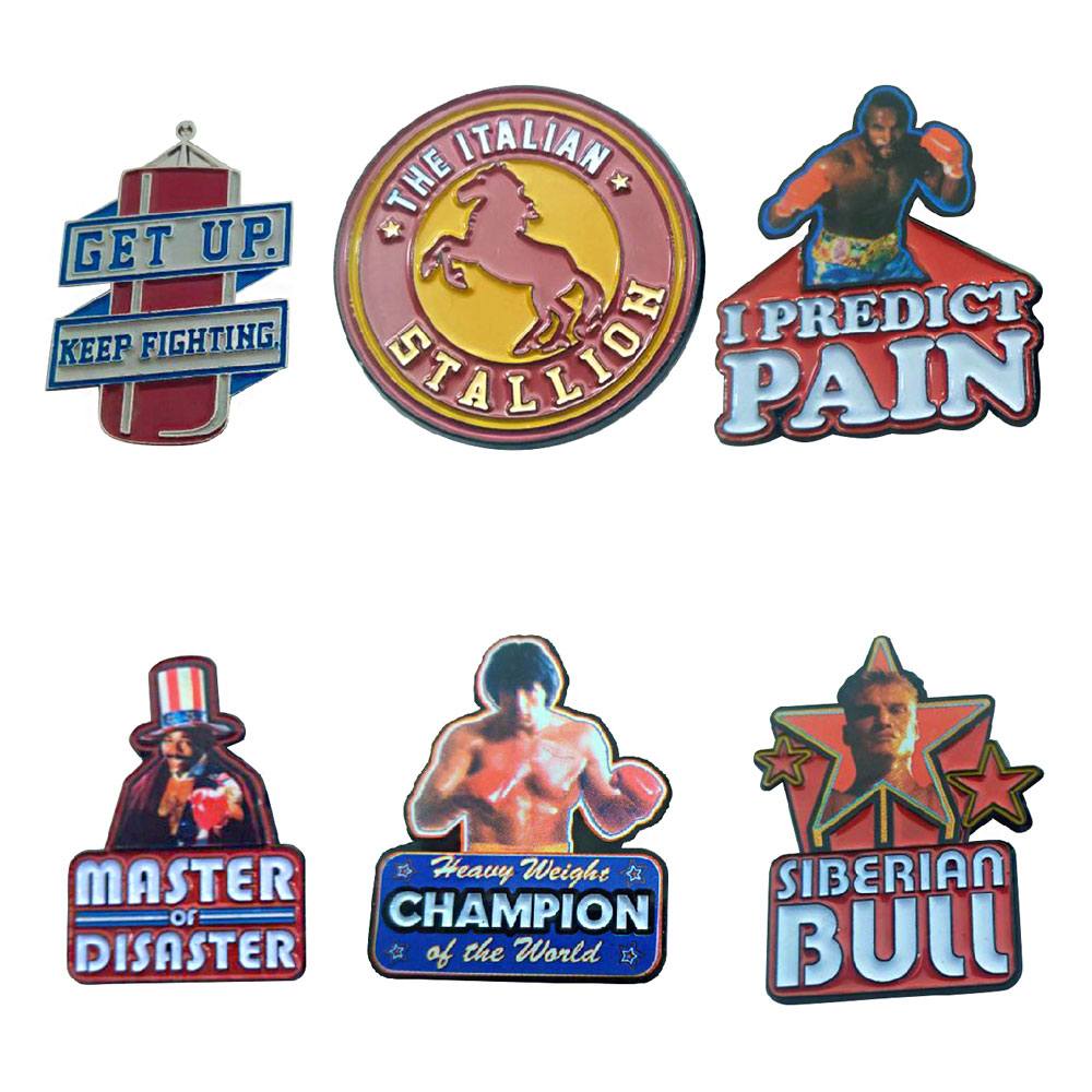 Rocky Pin Badge 6-Pack 45th Anniversary Limited Edition