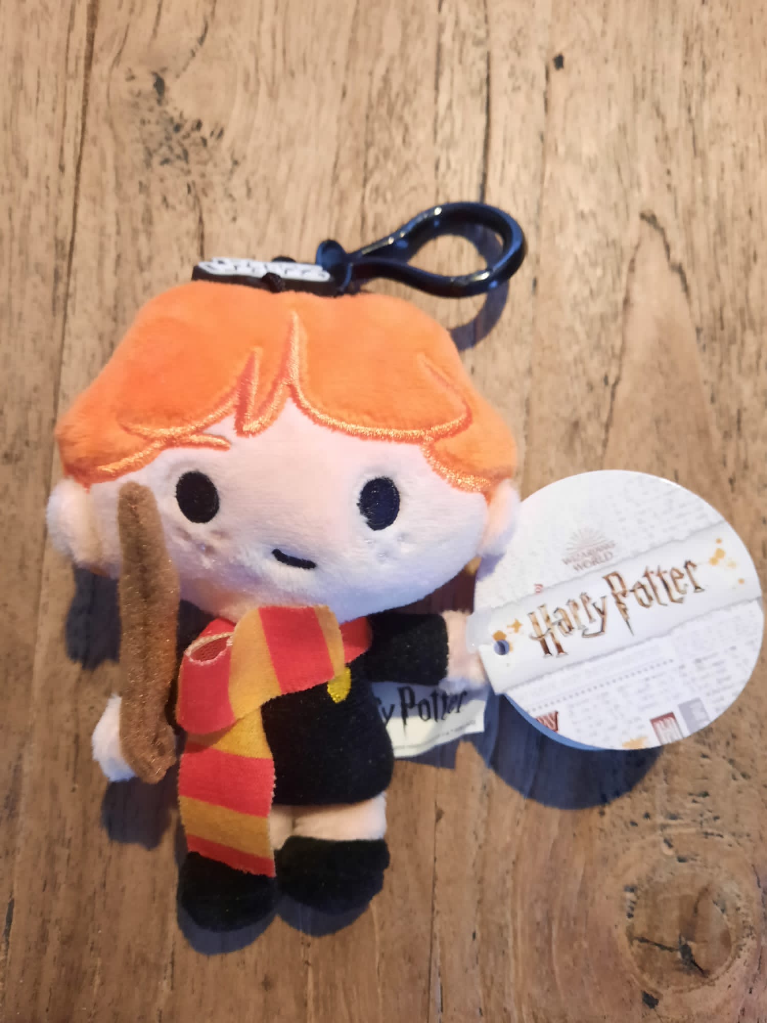 Harry Potter Plush Hanger Ron with Wand 8cm