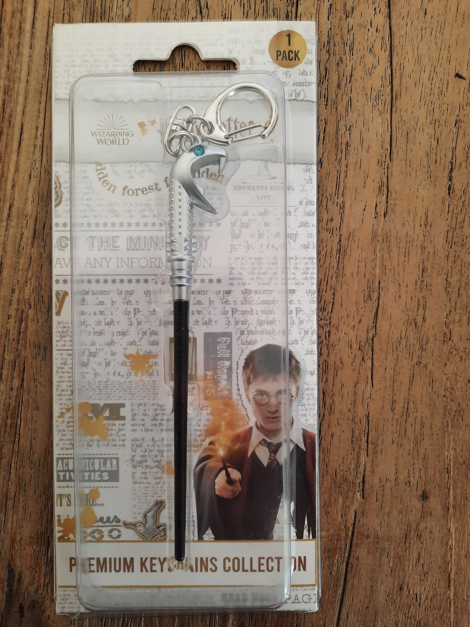 Harry Potter Keychain Lucius Malfoy Wand