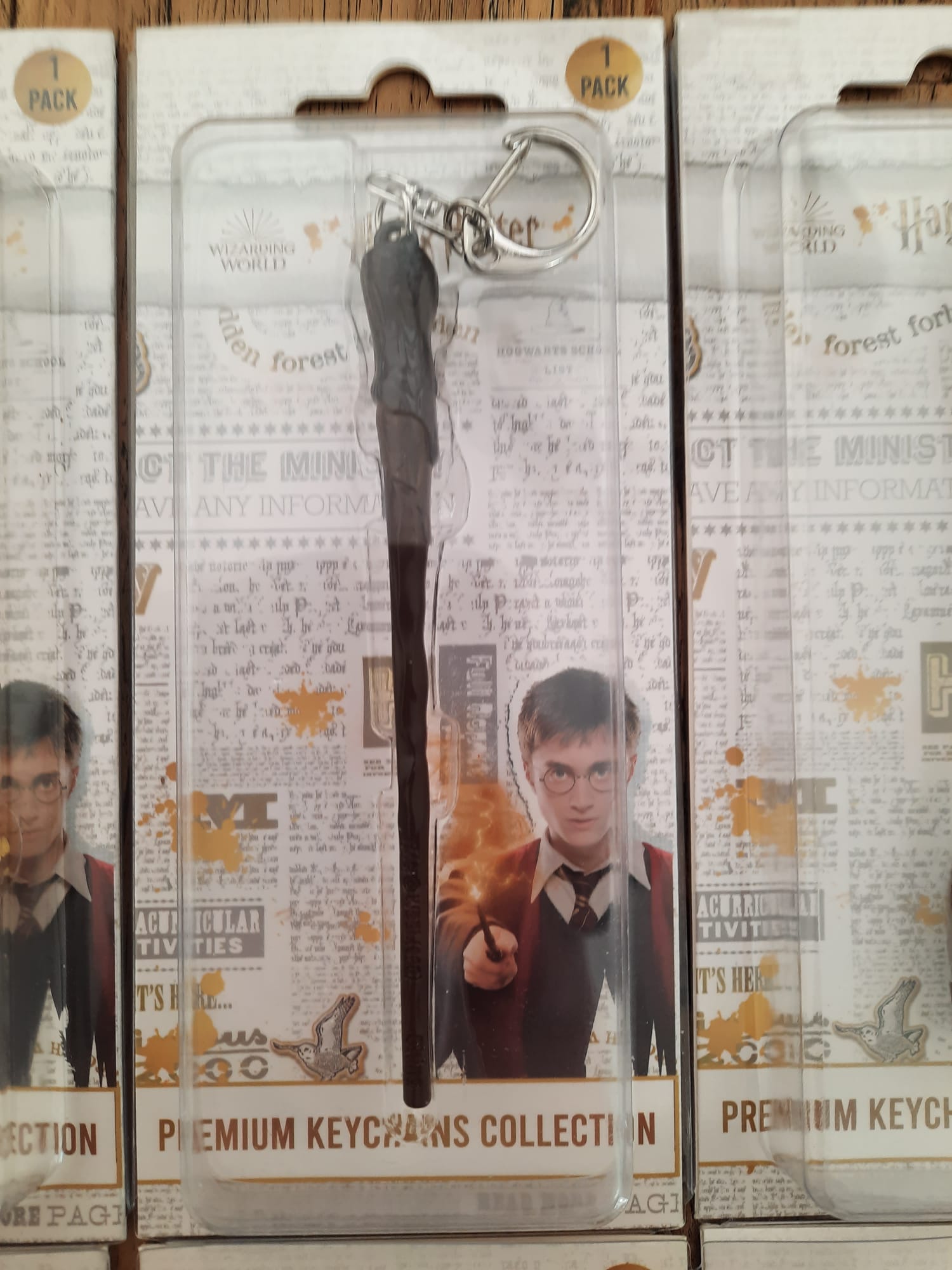 Harry Potter Keychain Ron Weasley Wand