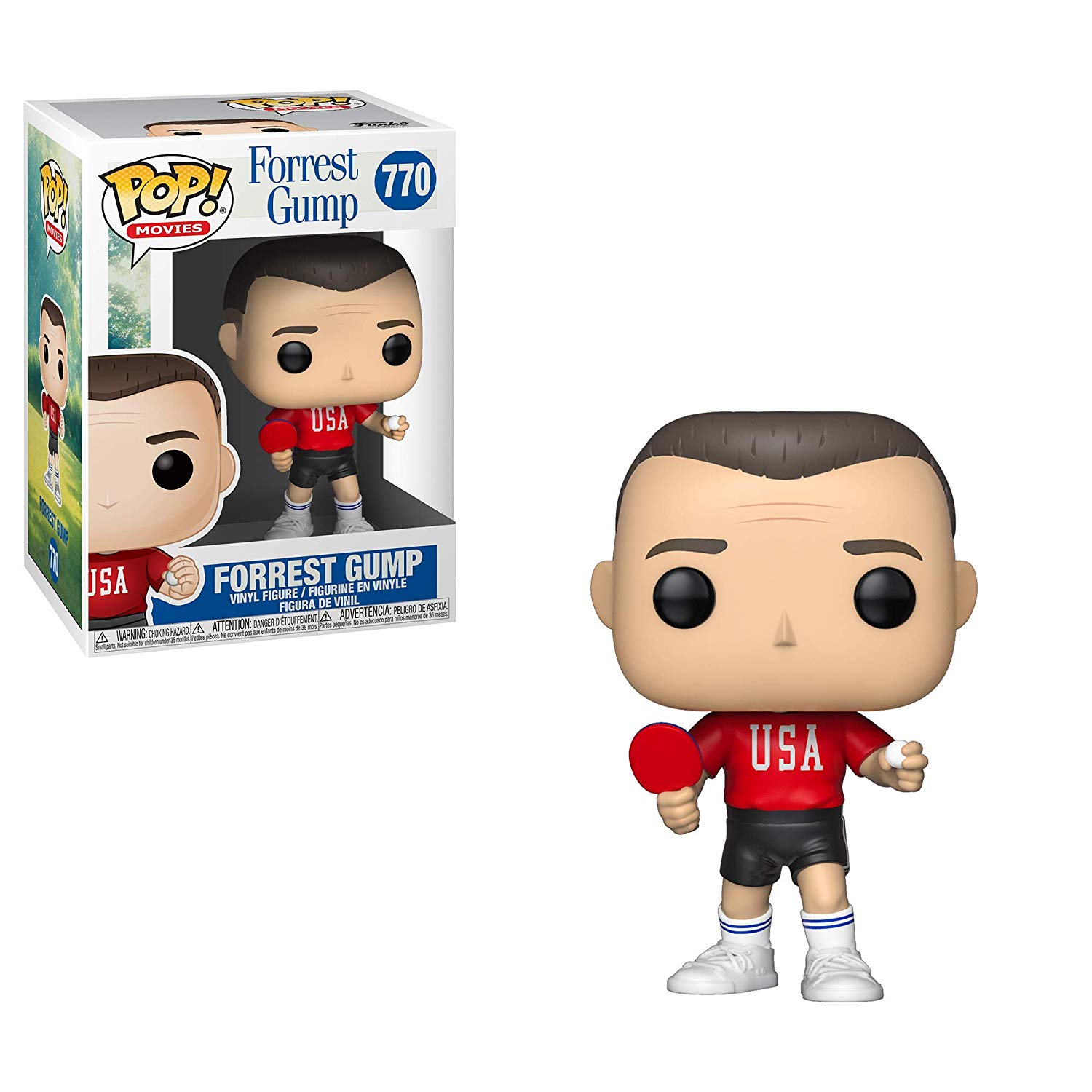 Forrest Gump POP! Movies Vinyl Figure Forrest (Ping Pong Outfit) 9cm