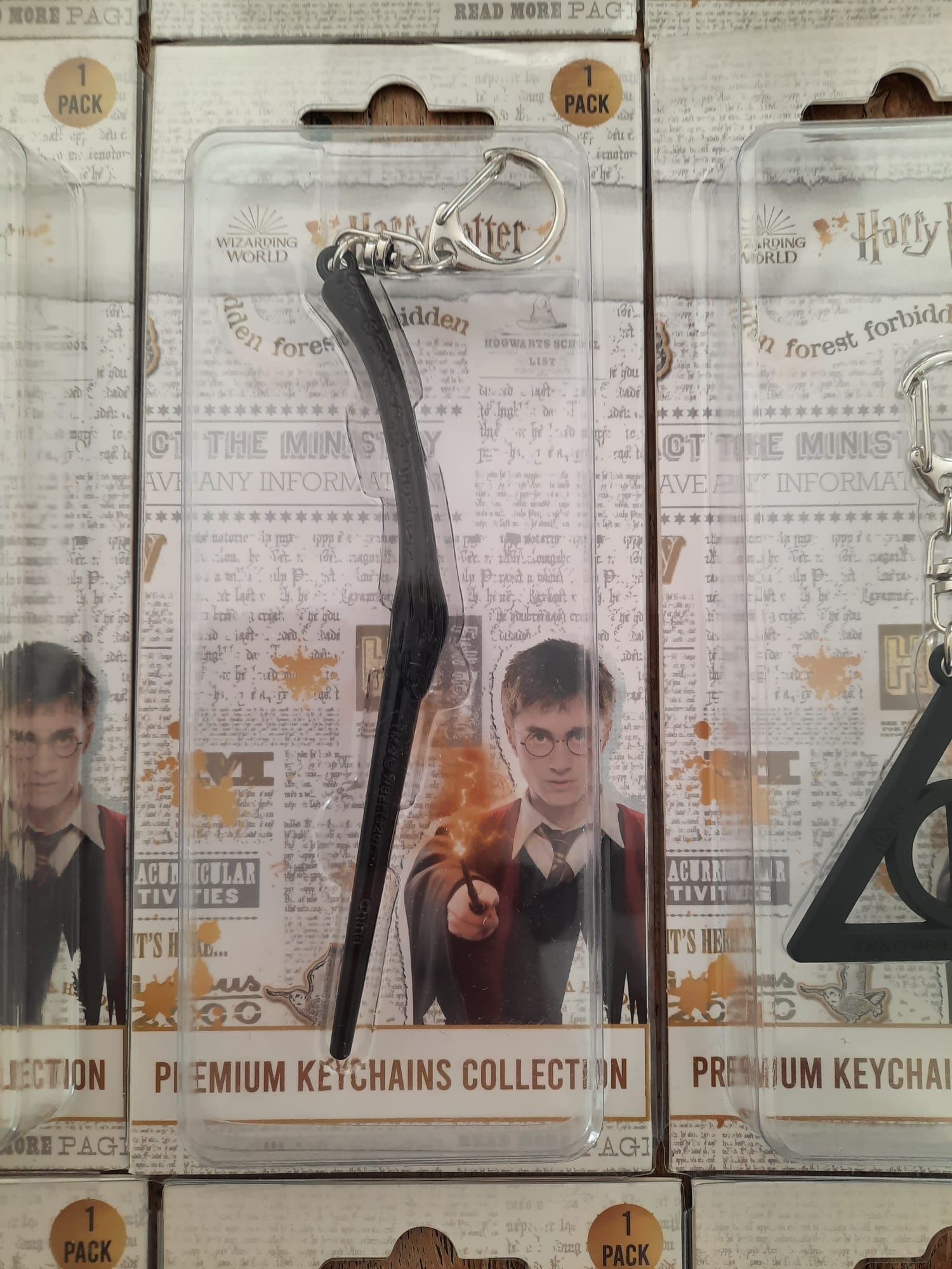Harry Potter Keychain Bellatrix Lestrange Wand