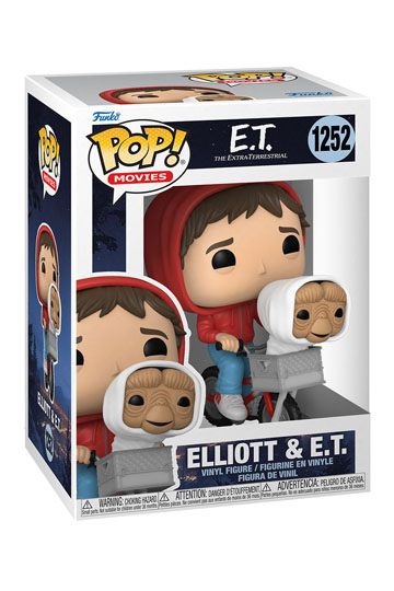 E.T. the Extra-Terrestrial POP! Vinyl Figure Elliot w/ET in Bike Basket 9cm