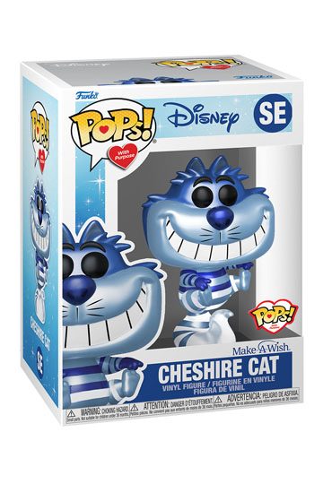 Disney Make a Wish 2022 POP! Disney Vinyl Figure Cheshire Cat (Metallic) 9 cm