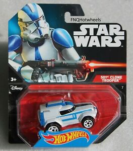 Hot Wheels Star Wars 501st Clone Trooper Character Car