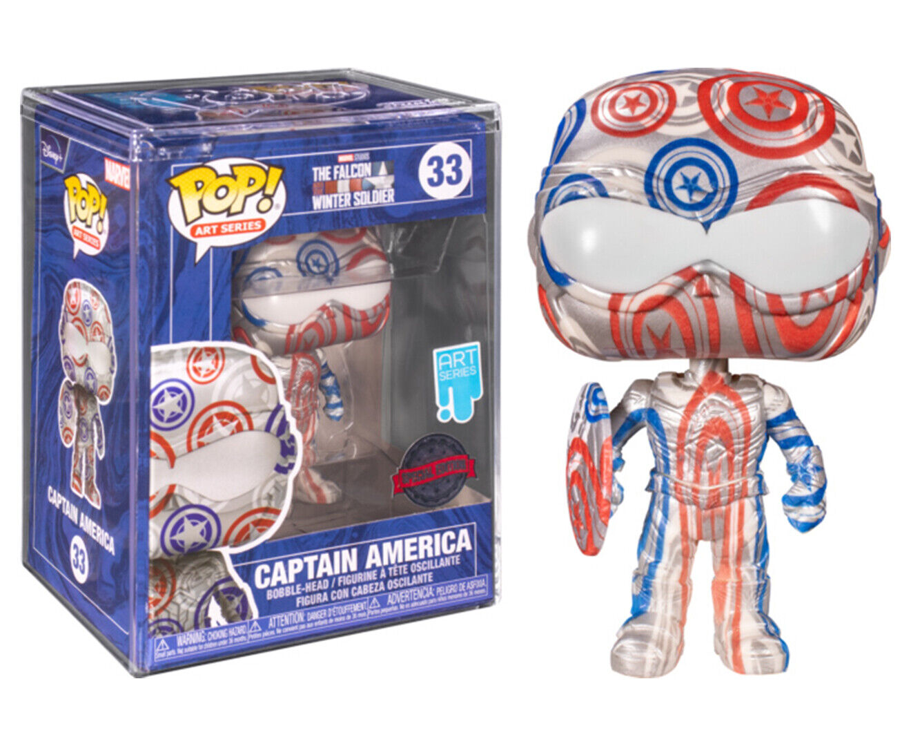 Marvel - POP N° 33 - Winter Captain America Patriotic Age - Art Series Exclusive