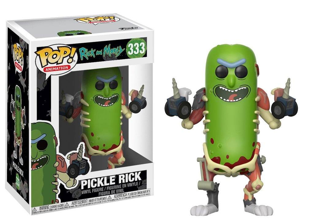 Rick and Morty POP! Animation Vinyl Figure Pickle Rick 9cm