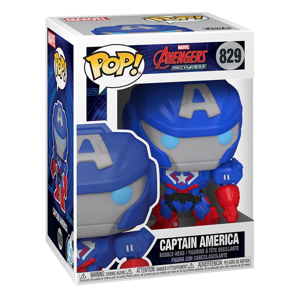 Marvel Mech POP! Vinyl Figure Captain America 9cm