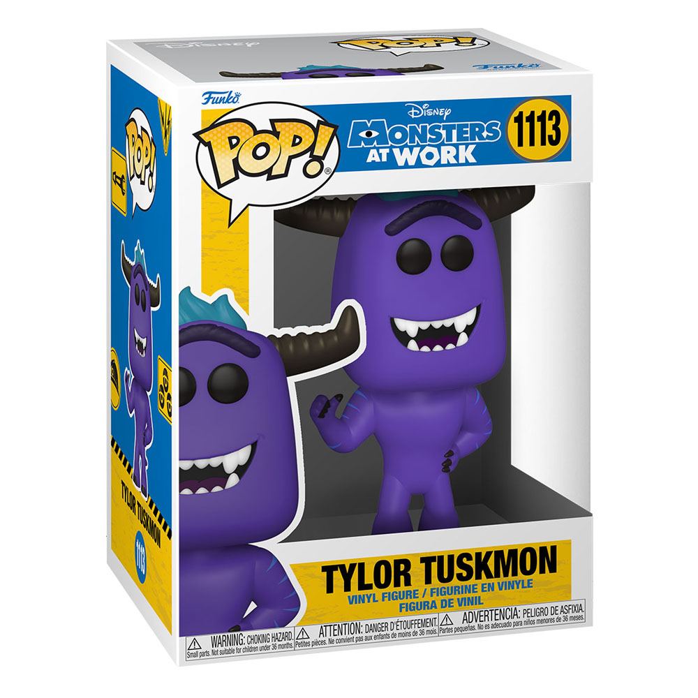 Monsters at Work POP! Disney Vinyl Figure Tylor Tuskmon 9cm