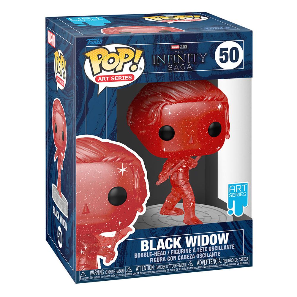 Infinity Saga POP! Artist Series Vinyl Figure Black Widow (Red) 9 cm