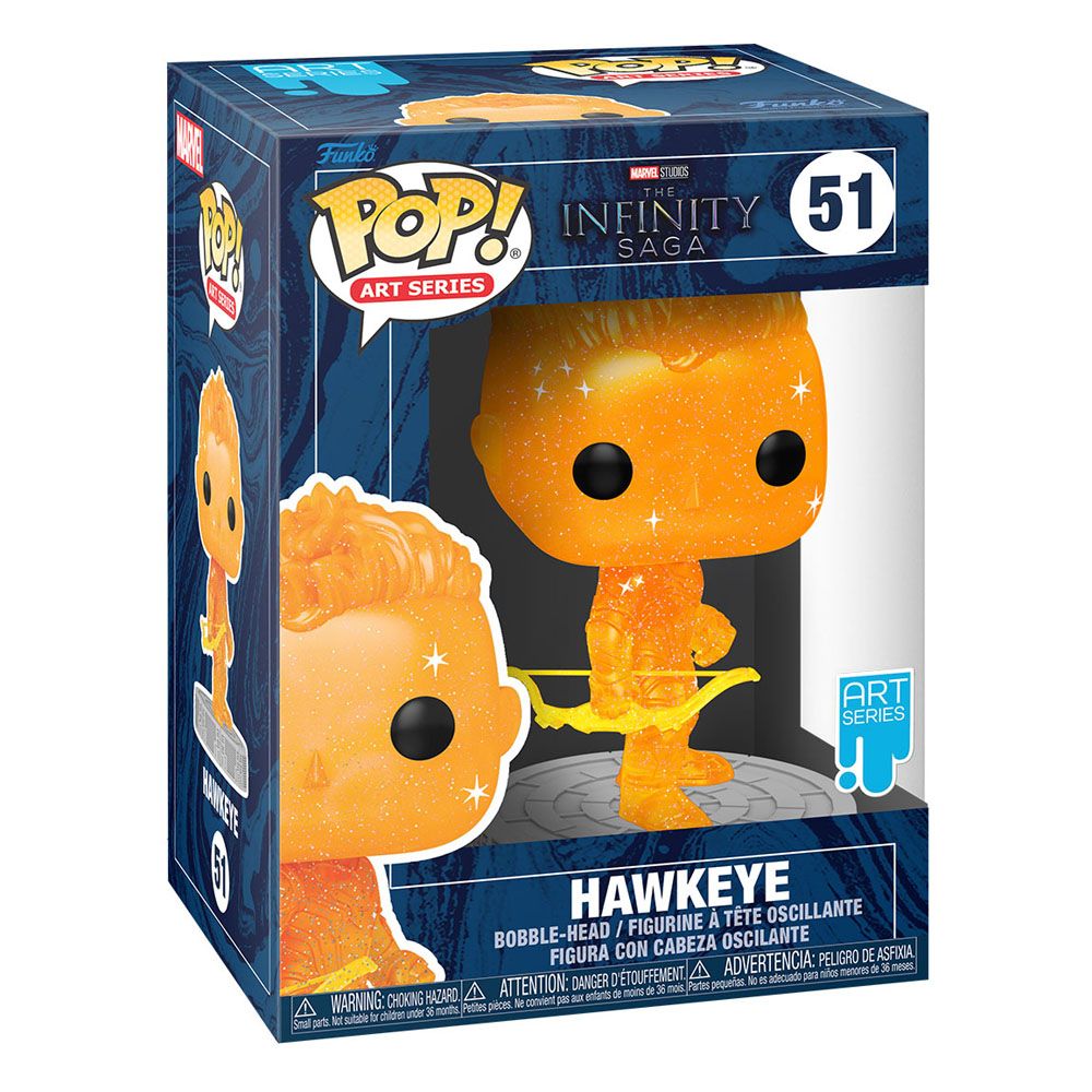 Infinity Saga POP! Art Series Vinyl Figure Hawkeye (Orange) 9cm