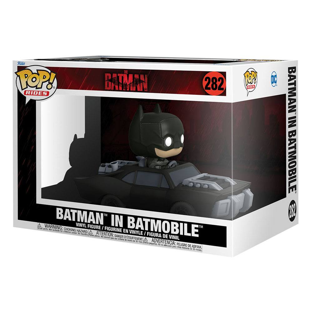 Batman POP! Rides Super Deluxe Vinyl Figure Batman in Batmobile 15cm