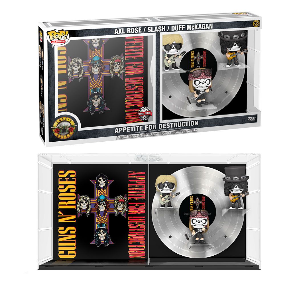 Guns n Roses POP! Albums Vinyl Figure 3-Pack Appetite For Destruction 9cm