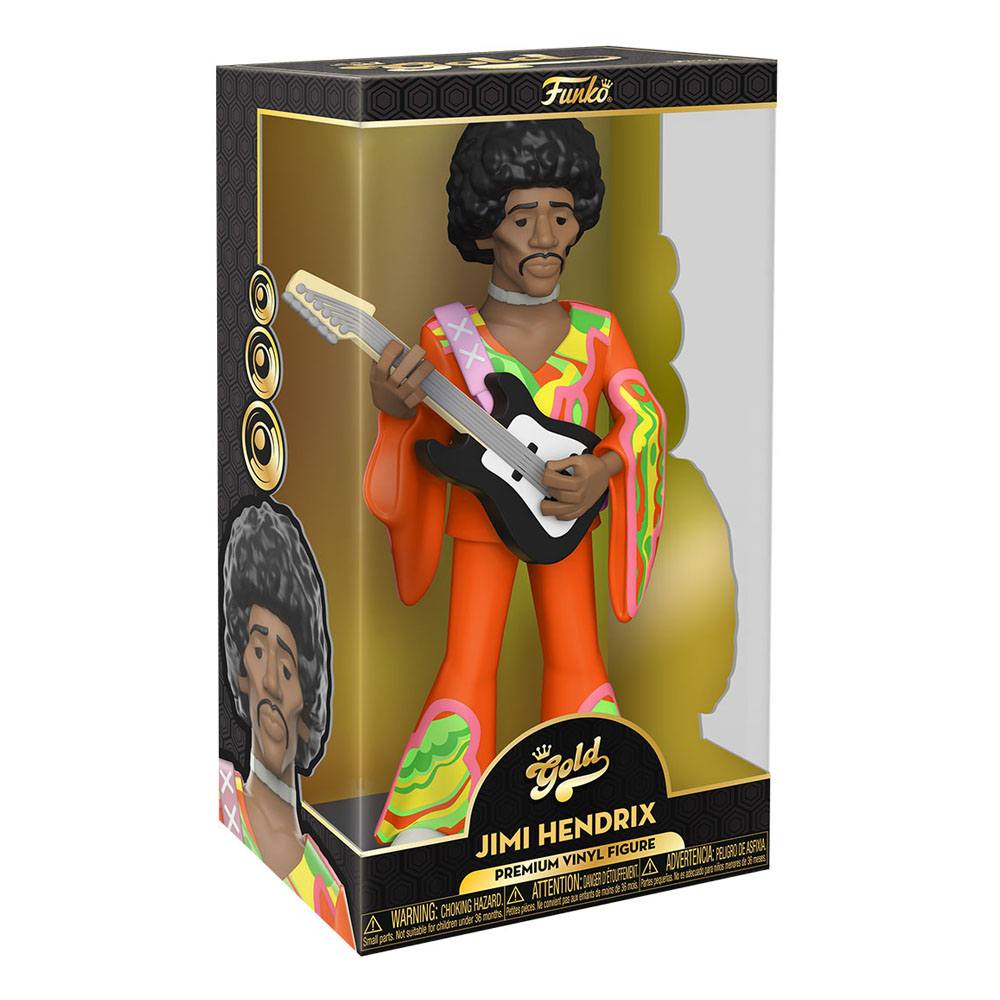 Jimi Hendrix Vinyl Gold Figure 30cm