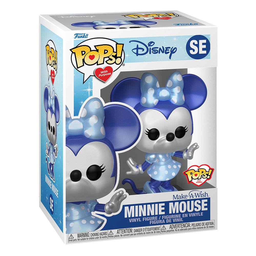 Disney Make a Wish 2022 POP! Disney Vinyl Figure Minnie Mouse (Metallic) 9cm