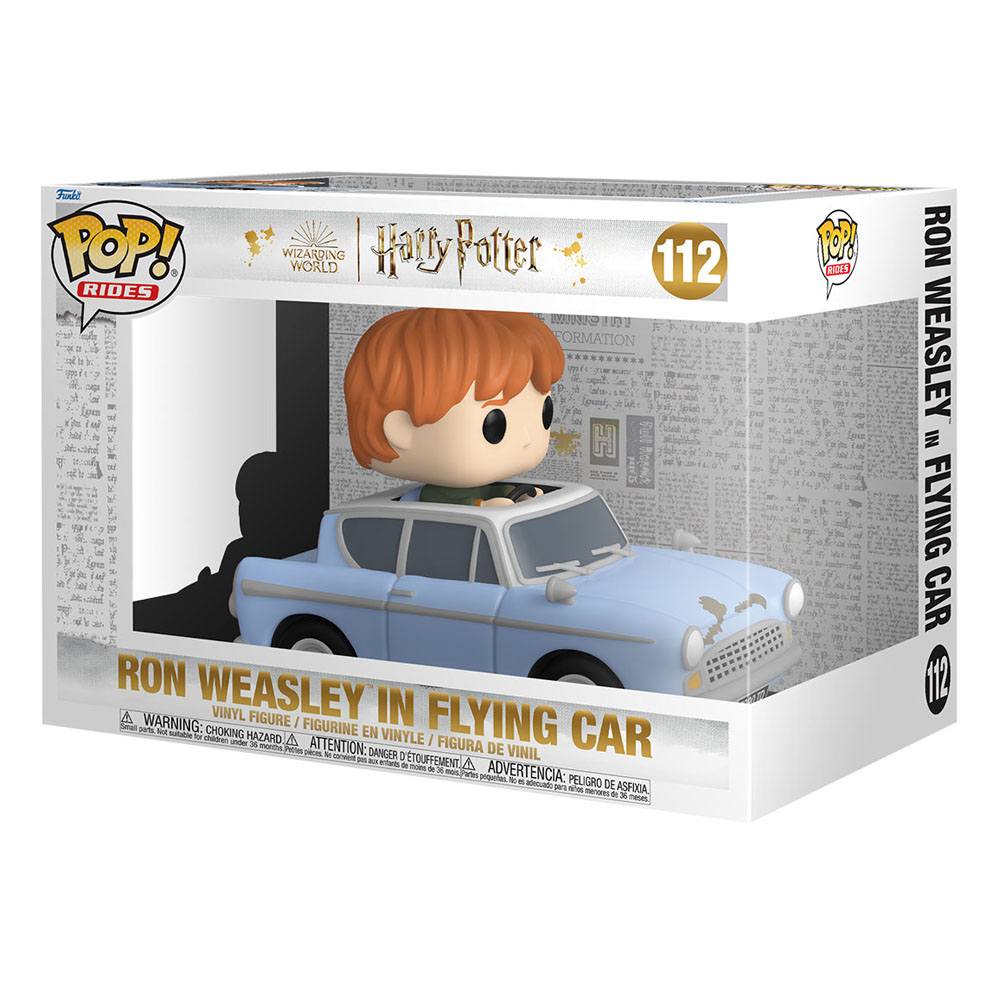 Harry Potter - Chamber of Secrets Anniversary POP! Rides Vinyl Figure Ron w/Car 15cm