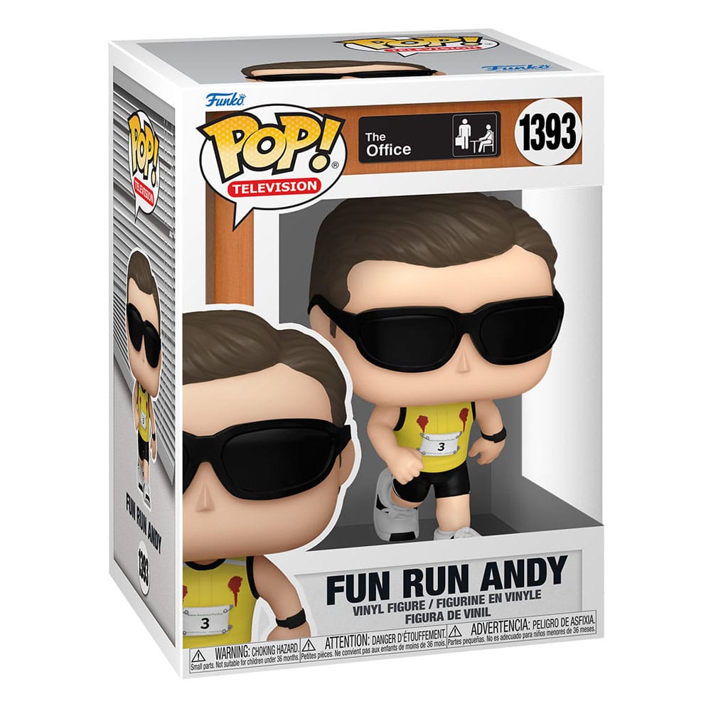 The Office US POP! TV Vinyl Figure Fun Run Andy 9cm