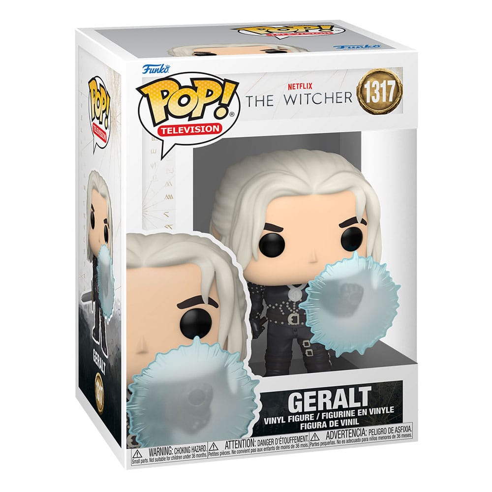 The Witcher POP! TV Vinyl Figure Geralt (Shield) 9cm