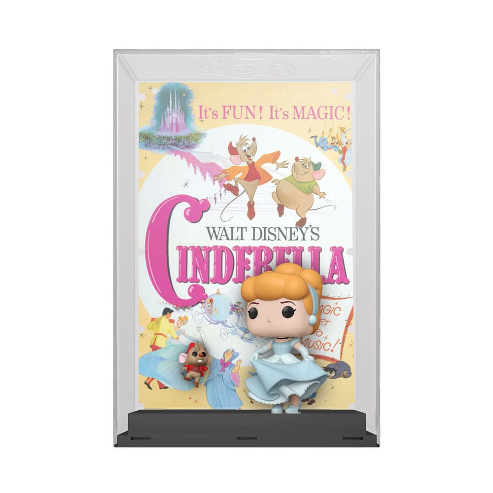Disney's 100th Anniversary POP! Movie Poster & Figure Cinderella 9cm