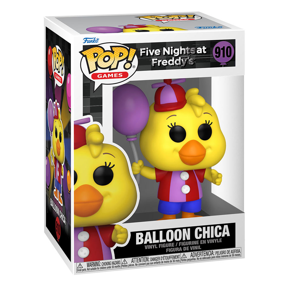 Five Nights at Freddy's Security Breach POP! Games Vinyl Figure Balloon Chica 9cm