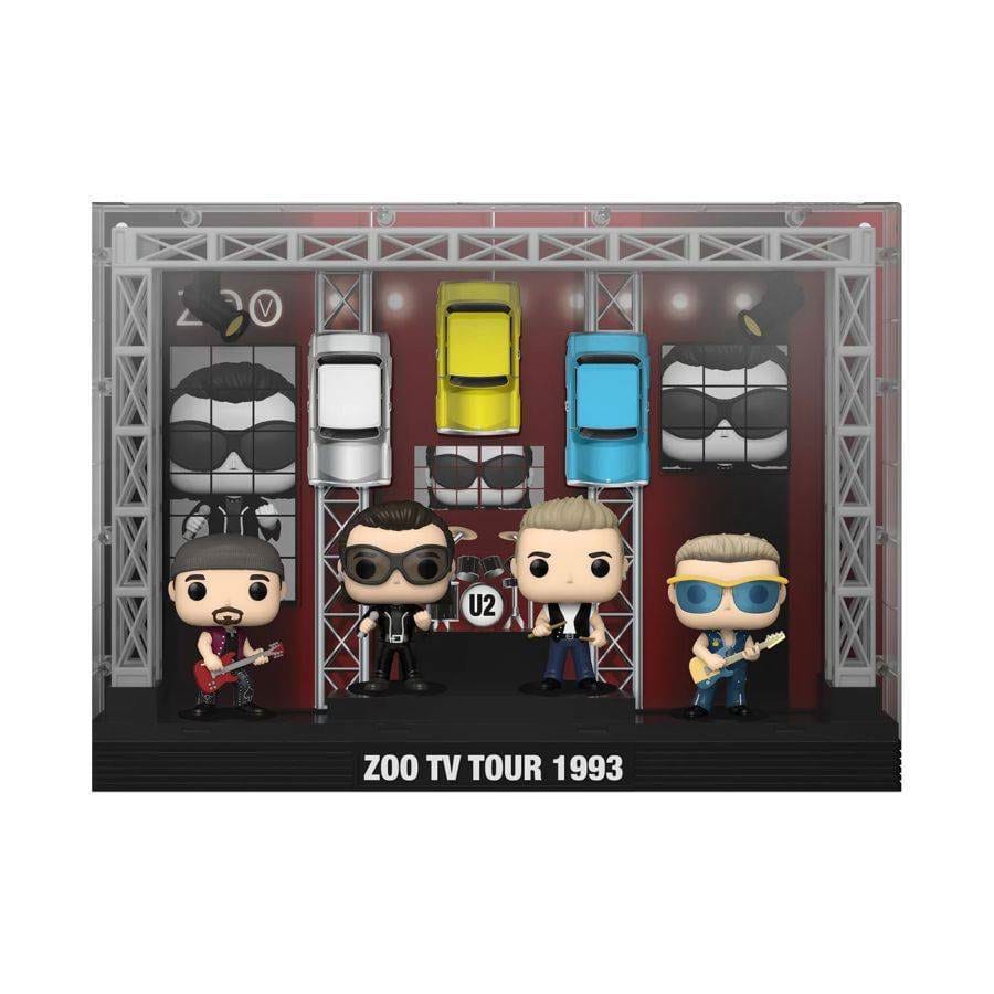 U2 POP! Moments DLX Vinyl Figure 4-Pack Zoo TV 1993 Tour 9cm