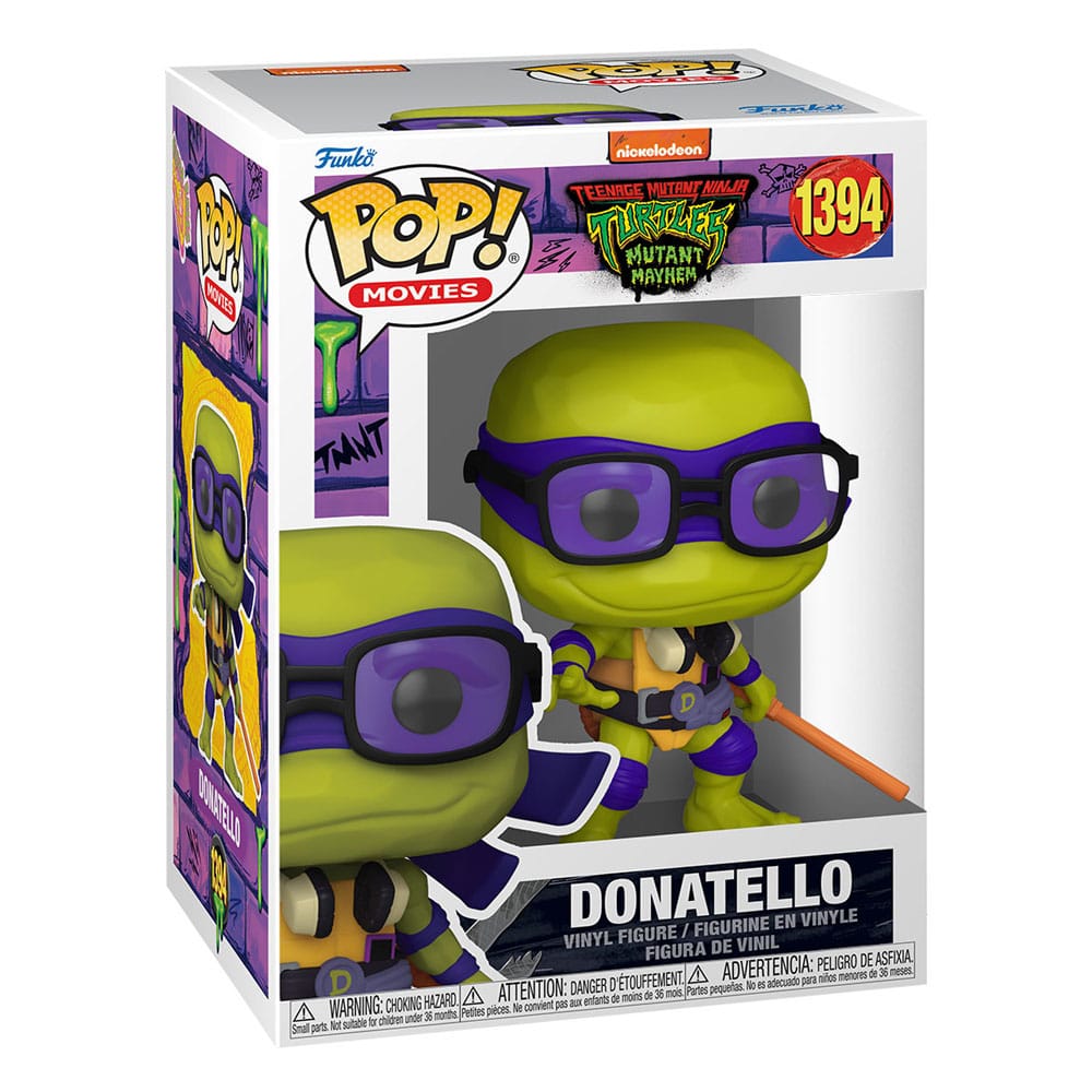 Teenage Mutant Ninja Turtles POP! Movies Vinyl Figure Donatello 9cm