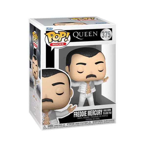 Queen POP! Rocks Vinyl Figure Freddie Mercury (I was born to love you) 9cm