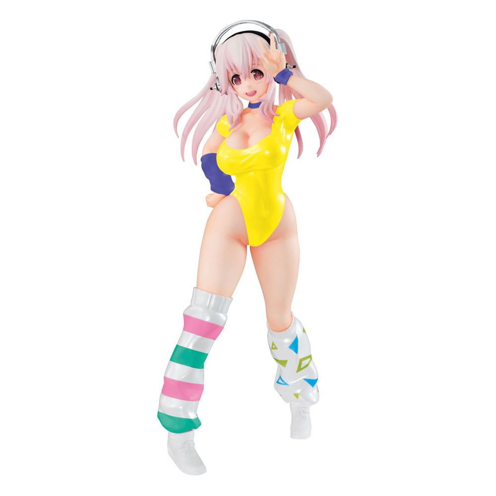 Super Sonico PVC Statue Super Sonico Concept Figure 80's/Another Color/Yellow Ver. 18cm