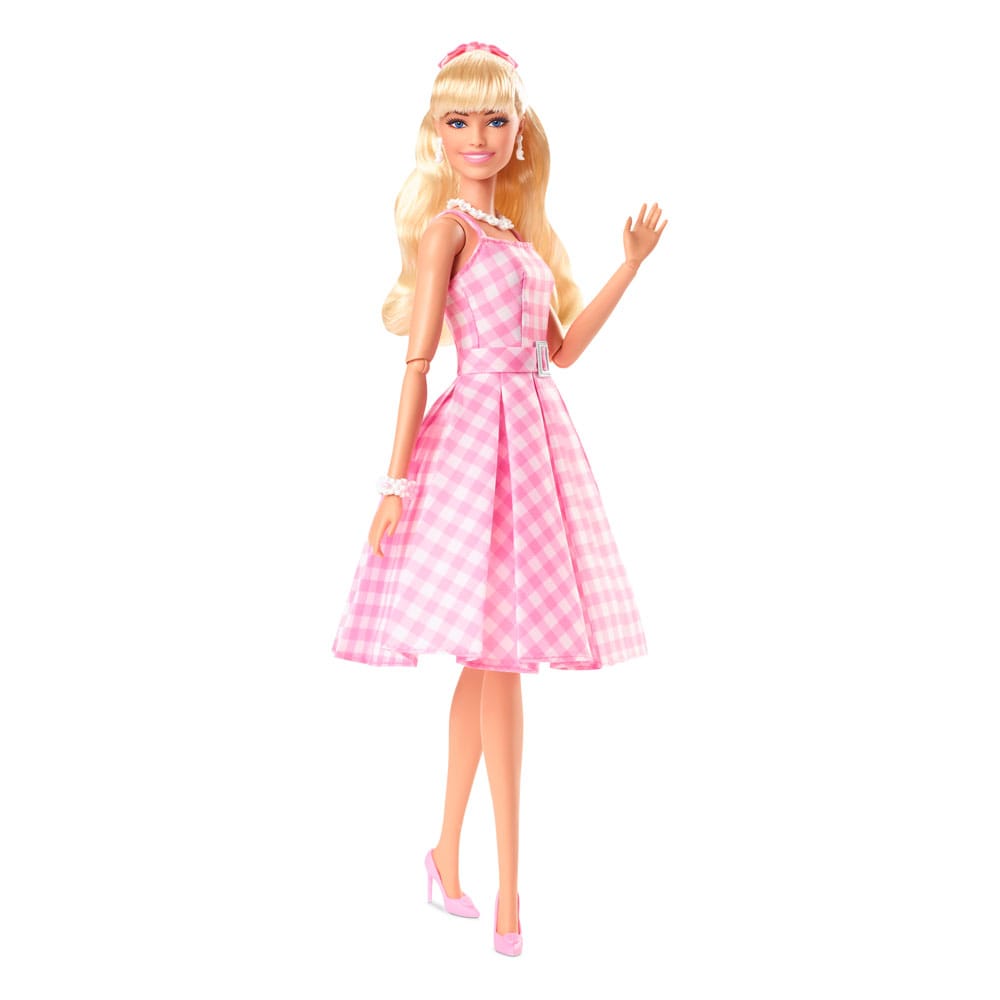 Barbie The Movie Doll Barbie in Pink Gingham Dress *