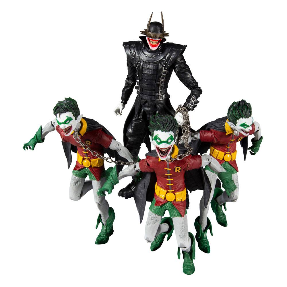 DC Action Figure Collector Multipack The Batman Who Laughs with the Robins of Earth 18cm