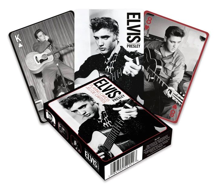 Elvis Presley Playing Cards Black & White *
