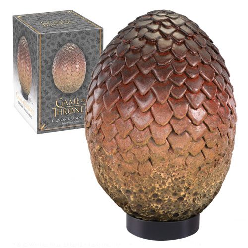 Game of Thrones Dragon Egg Prop Replica Drogon 20cm