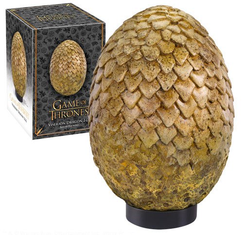 Game of Thrones Dragon Egg Prop Replica Viserion 20cm