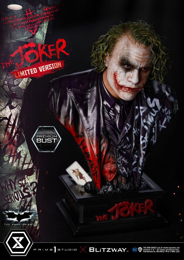 The Dark Knight Premium Bust The Joker Limited Version 26cm