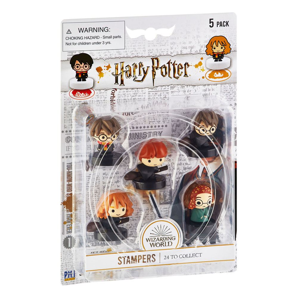 Harry Potter Stamps 5-Pack Wizarding World Set A 4cm set 1