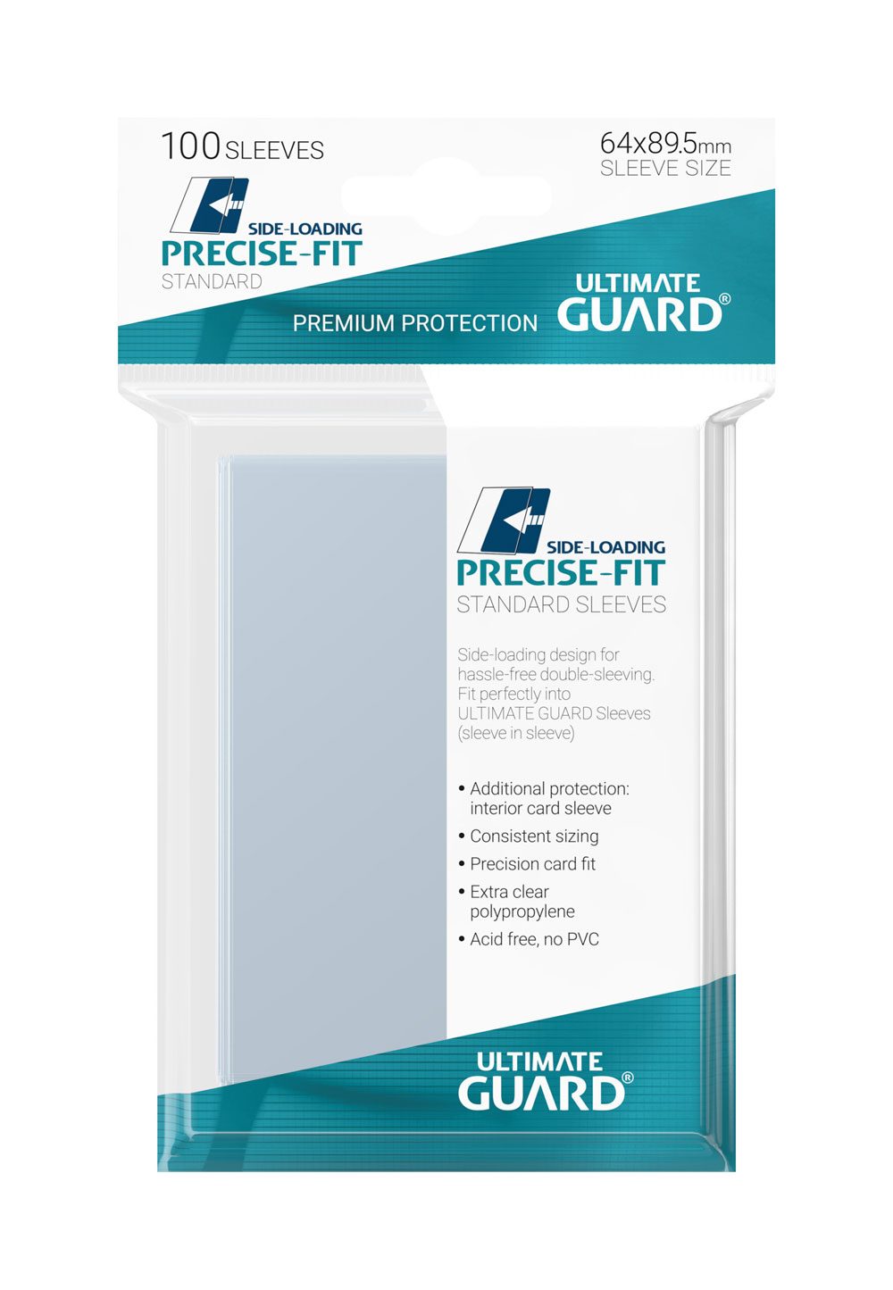 Ultimate Guard Precise-Fit Sleeves Side-Loading Standard Size Transparent (100) Set van 11 stuks aanbieding