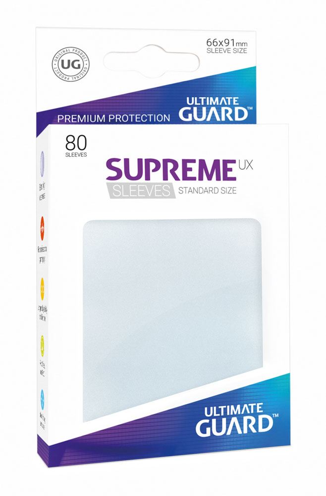 Ultimate Guard Supreme UX Sleeves Standard Size Frosted (80) set van 9 stuks